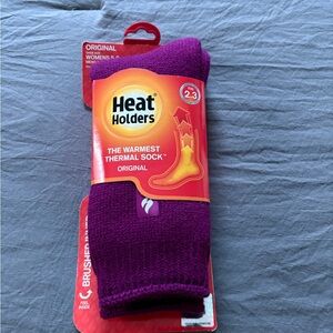Heat Holders Women's Purple Thermal Socks